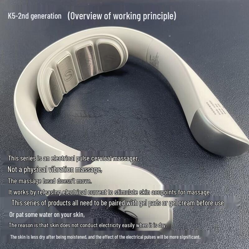 SKG K5 PRO 2nd Gen Electric Pulse Neck Massager CN plug (adapter included)