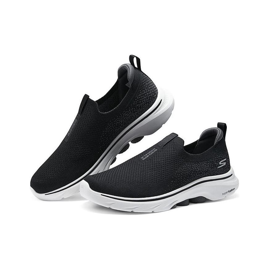 Skechers Go Walk 7 Повседневная Удобная Спортивная Обувь Легкая Дышащая Впитывающая Пот Низкие Кроссовки Стиль Жизни Мужские кроссовки Черный 216633-BKCC