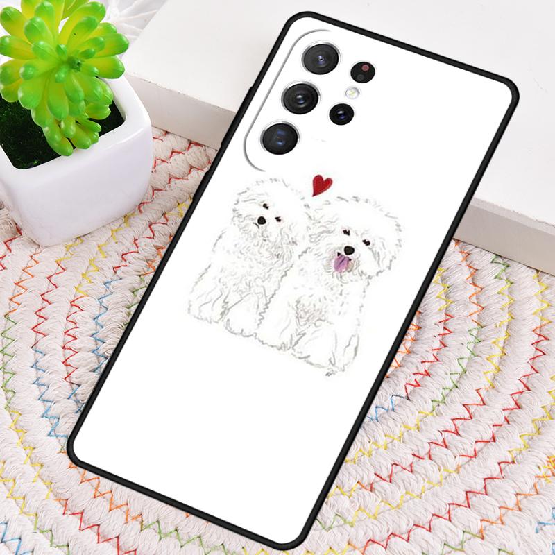 Чехол для телефона щенок Бишон Фризе для Samsung Galaxy note 10 pro S26 Ultra S23 S24 FE S25 S21 S22 PLUS ударопрочный