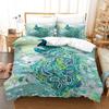 3D Digital Printing Three-Piece Set Bedding Pillowcase Quilt Cover American Style Home Textile