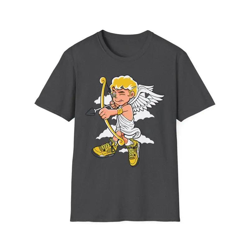 Cute Cupid Vintage T Shirt For Valentines Day Casual Wear Funny