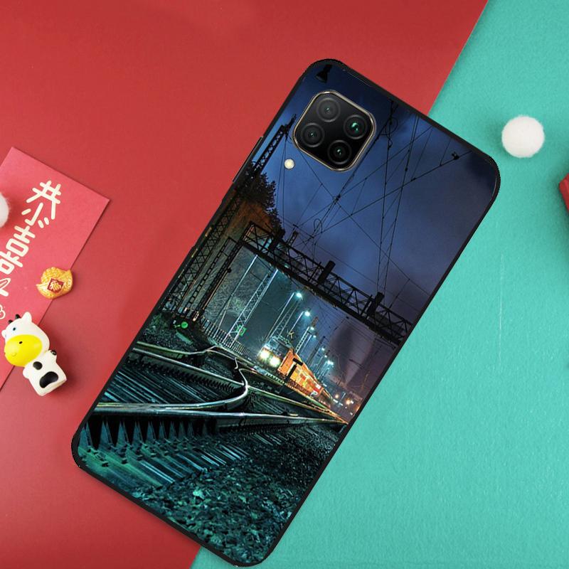 Солнечный свет на железнодорожных путях Чехол для Huawei Nova Y73 Y70 Y72 Y60 Y90 Y61 Y91 8i 7i 11i 12i 12s 9 10 SE P20 P30 P40 Lite