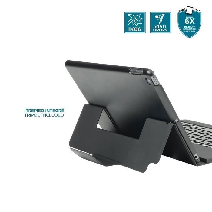 Coque de Protection pour iPad 11" A16 (11th gen) &amp; iPad 10.9'' (10th gen) avec Clavier Bluetooth® français AZERTY - MOBILIS