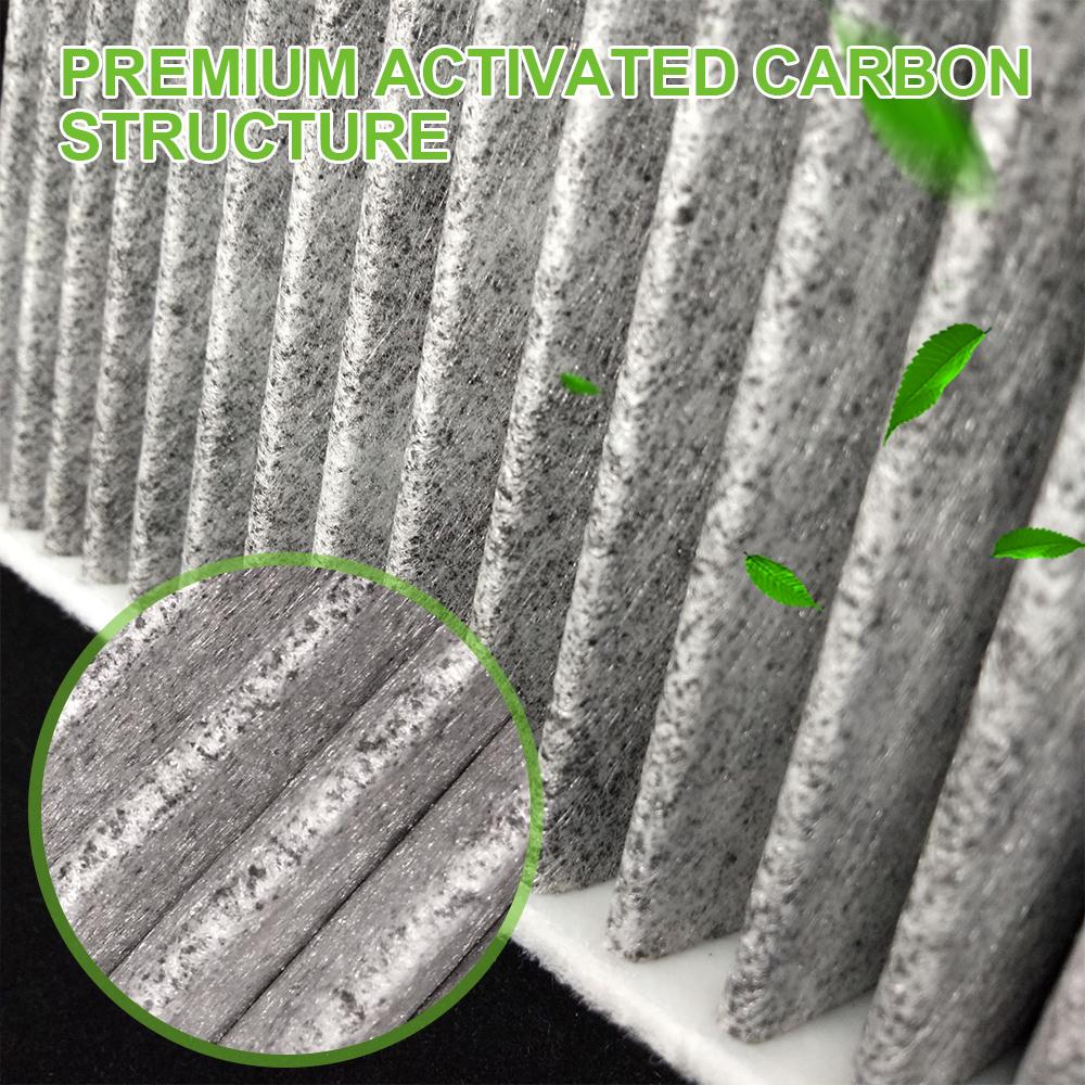 1PC Car Cabin Air Filter Activated Carbon 87139-52020 0D040 30040 0N010 For Corolla Camry Lexus Subaru Jaguar Car Accessories