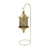 Iron Candle Stand Vintage Candle Holder Tabletop Ornament Hollow Metal Candlestick  Living Room