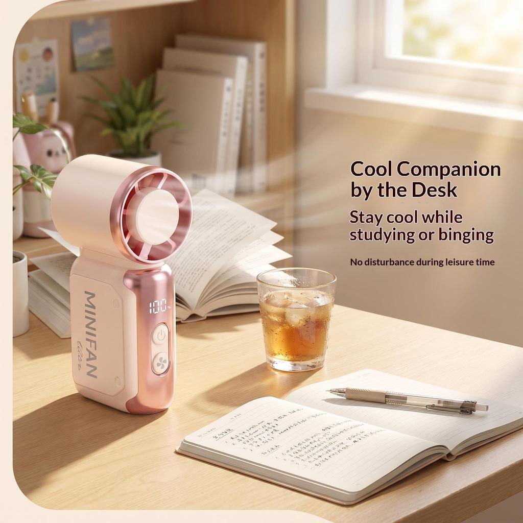 Usb Rechargeable Foldable Handheld Fans Cooling Mini Fan Personal Portable Fan for Outdoor Household