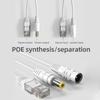 Passive PoE Injector And Splitter Kit With DC5.5x2.1mm RJ45 Connectors PoE Injector Splitter For Ethernet Power Over