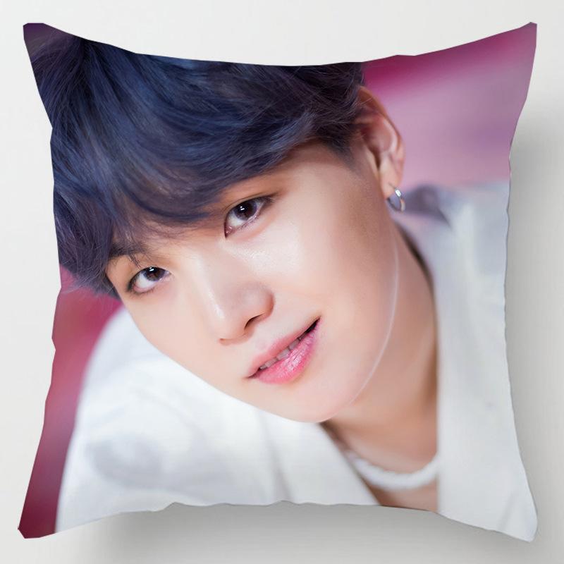 Уютная 45см Kpop Bts Bangtan Boys Наволочка Декоративная Мягкая Наволочка Для Дома