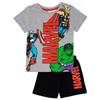 Boys Superhero Short Pajamas Set