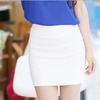 Women's Sexy Pencil High Waist Mini Dress Short Skirt Candy Colored Hip Hugging Slimming A-line One-step Skirt