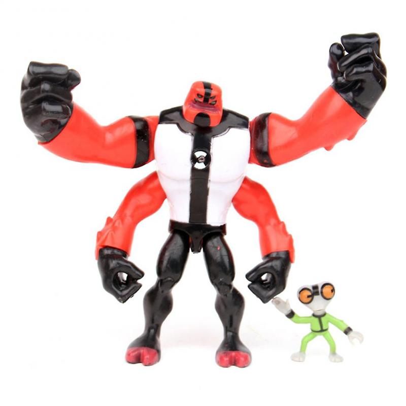 9-Piece Ben 10 LED Action Figure Set Children's Toy Gift Desktop Decoration