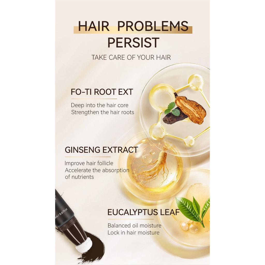 1PC Grey Hair Cover Stick, Quick Application Hair Shading Sponge Pen for Root Touch-Up & Filler, Gentle Formula