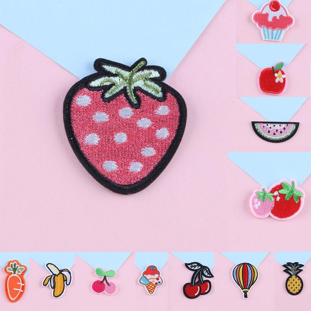 Fruit and Vegetable Children's Clothing Accessories Applique Decals Ironing Fabric Embroidery Patch