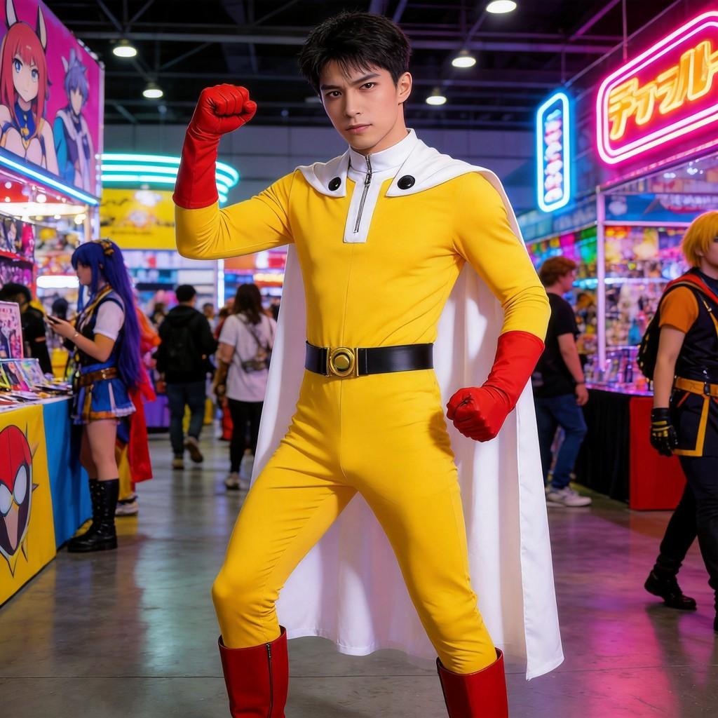 Костюм для косплея One Punch Man Opm в полный рост с набивкой для костюмированных вечеринок