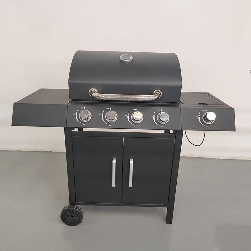 ZISIZ 4-Burner Large Outdoor Gas BBQ Grill