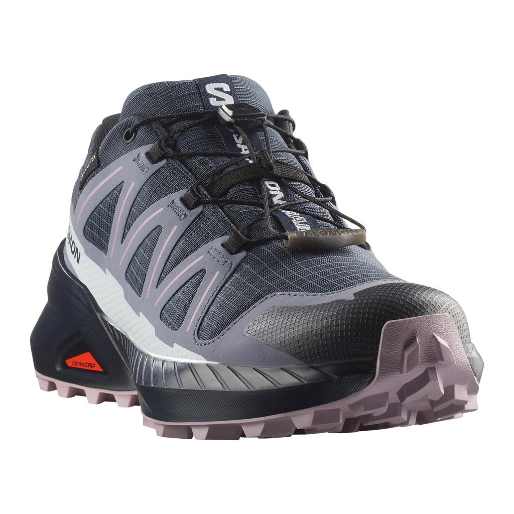 SALOMON Кроссовки для трейлраннинга SPEEDCROSS PEAK GORE-TEX ЖЕНСКИЕ Женские L47790700 Синяя ночь/Серый/Нирвана 24.5 см