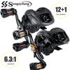 SOUGAYILANG Baitcasting Reel 12+1 BB Fishing Reels Fishing Wheel Sea Fishing Tackle Accessories