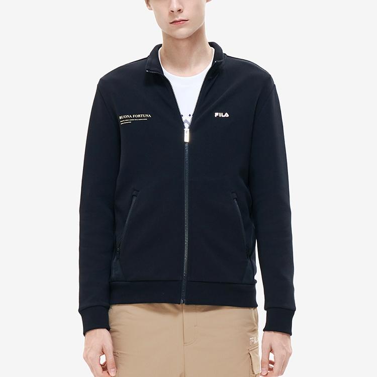 Fila Куртки Мужские Глубокий Черный Стойка Умеренный Другое F11M218504F-BK