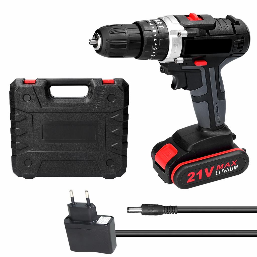 Бытовая многофункциональная электрическая дрель 3в1, мини-отвертка, регулировка способов вращения, 25 передач