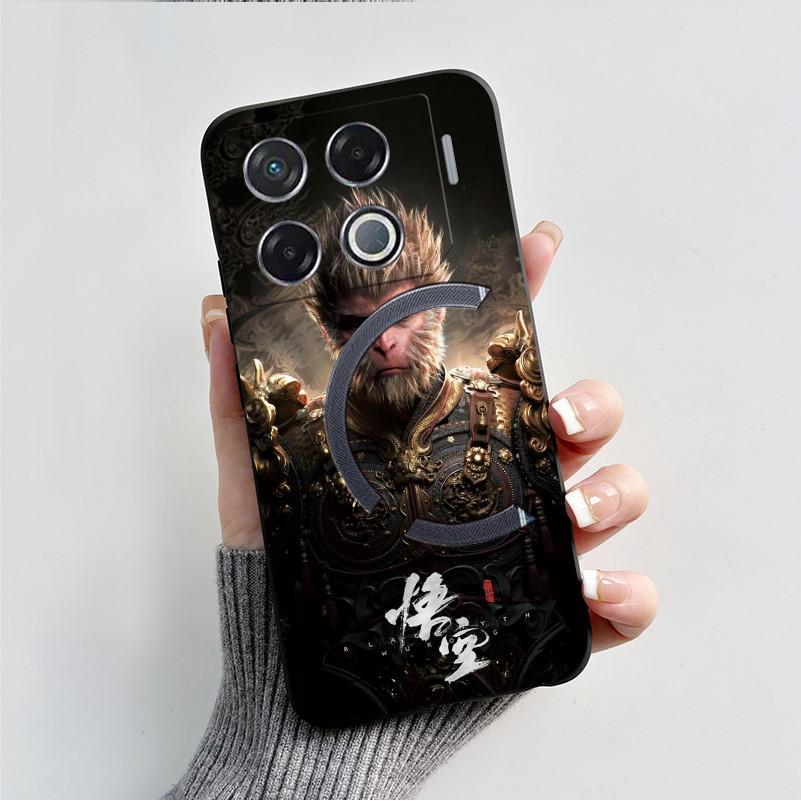 Чехол для Infinix GT 20 Pro Чехол INFINIX GT 10 PRO gt20 gt10 20 pro X6871 X6739 Черный Миф о Сунь Укуне Силиконовый чехол для телефона Мягкая крышка