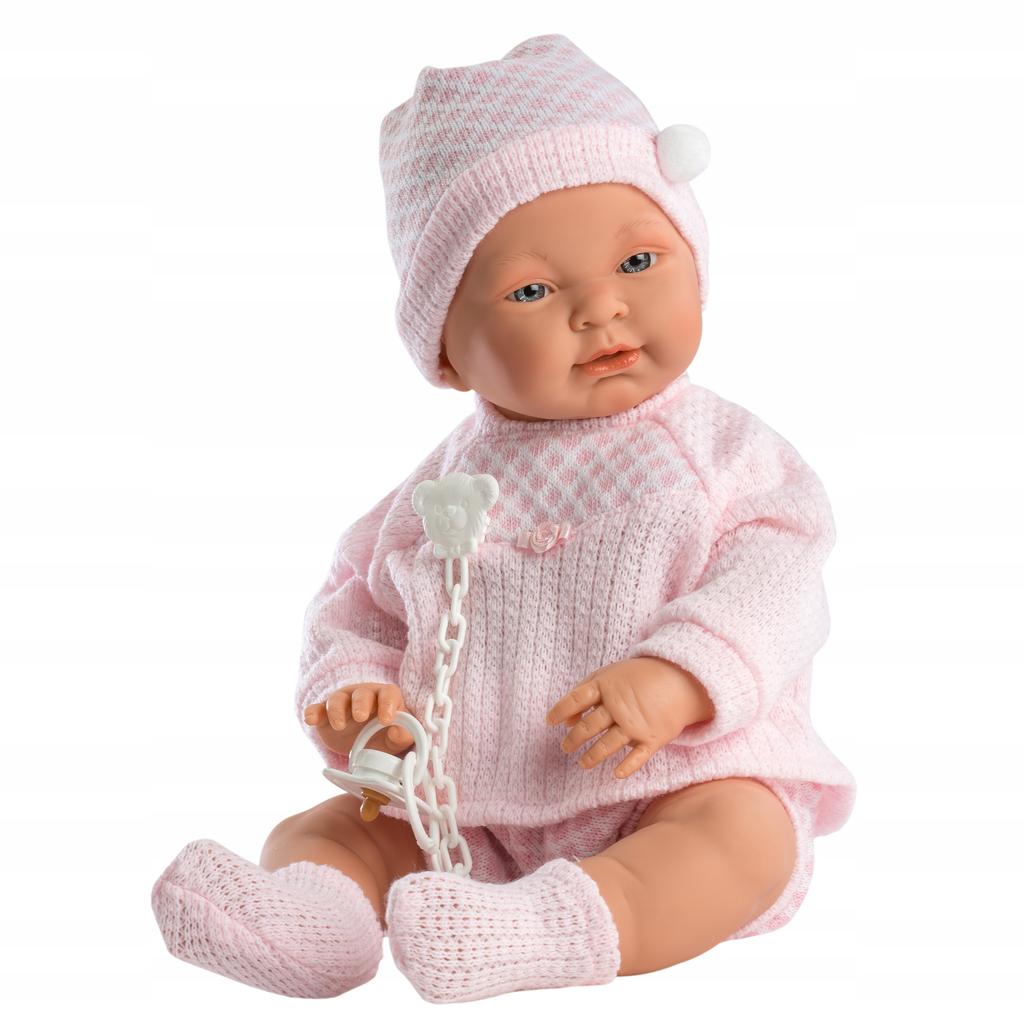 Llorens 45024 Baby Sofia 45 Pink Sweater