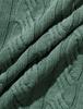 NAMERCLOTHING Pigment Aran Cable Sweater Vintage Green