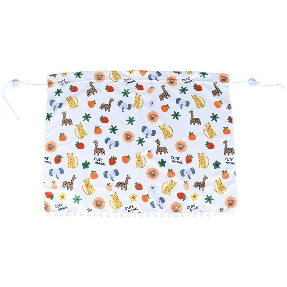 Embroidered Car Window Sunshade UV Protection Rear Side Window Curtain For Kid Baby Children