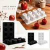 Силиконовая форма на 8 ячеек Форма для яблочного мусса Французская форма для десертов с вишней и фруктами Гибкая антипригарная форма для выпечки для кондитерских изделий Шоколада Желе