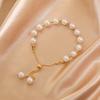 Faux Pearl Style Niche Ins Design Simple Super Fairy Gentle Anti-fade Anti-rust Girl Bracelet