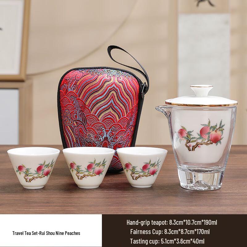 Ai Qi Yi Xuan SW Portable Ceramic Travel Tea Set