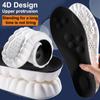 1 Pairs High Elasticity Latex Sport Insoles Soft Shoe Pads Arch Support Orthotic Insoles Breathable Deodorant Shock Absorption Cushion