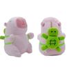 Clearstone Capybara Plush Keychain Chabimaru Turtle with Music 23cm Pink