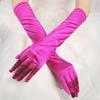 Womens Satin Long Gloves Opera Wedding Bridal Evening Party Prom Gloves