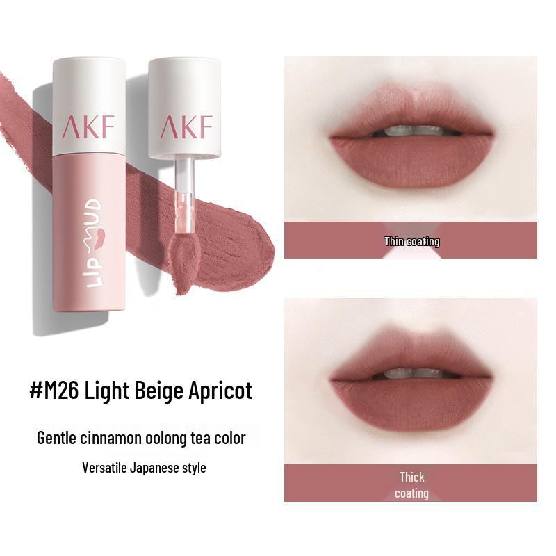 AKF Matte Lip Mud: Affordable Lipstick & Lip Gloss for Students - Niche Brand