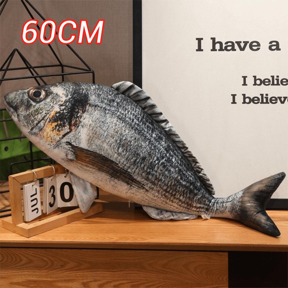 Realistic Stuffed Animal Pillow 40/60cm Carp Plush Pillow Simulation Fish Plush Toy Birthday Gifts