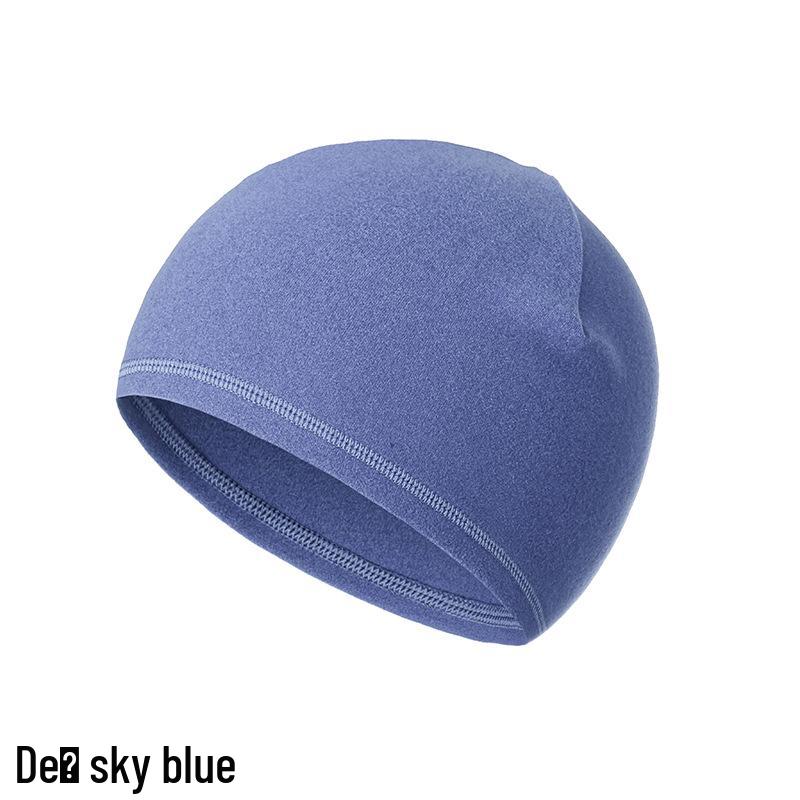 Теплая катионная шапка-бини на флисовой подкладке для осенне-зимнего сезона, для велоспорта на открытом воздухе, катания на лыжах и альпинизма