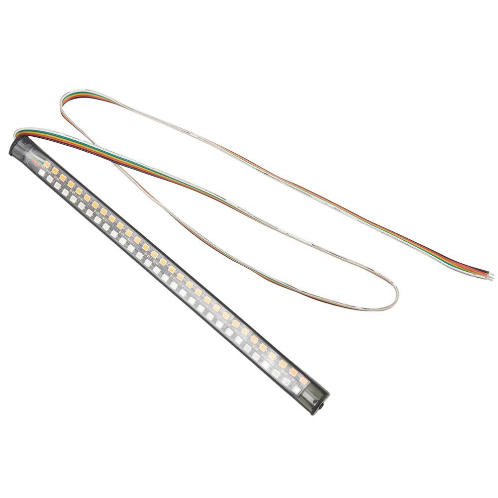 Motorcycle Strip Lights Turn Signal Replacement LED DC 12V Red+Yellow 20cm