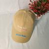 New baseball cap, letter cap, curved brim embroidery, fashionable men's and women's sports cap, sunshade and sun protection, showing a small face