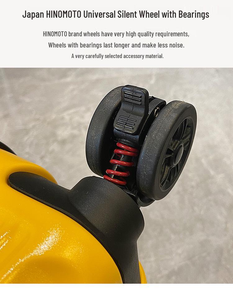 Большая пятиколесная дорожная сумка-чемодан с тормозом и кодовым замком