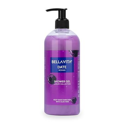 Luxury Date Woman Body Wash Освежающий гель для душа для глубокого очищения, увлажнения, смягчения и гладкости кожи с алоэ вера 500 мл