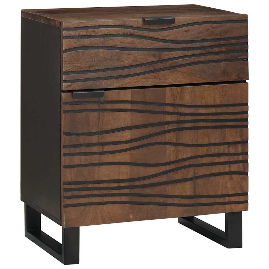 Nightstand Walnut 50 x 33 x 60 cm Particleboard