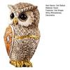 Статуэтка совы Реалистичный вид Животная тематика Орнамент Коллекционная фигурка совы Домашний декор Аксессуар для офисного стола
