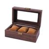 1 шт., винтажная деревянная коробка для хранения часов с несколькими отделениями, идеальный выбор для подарков, механическая шкатулка для часов в стиле ретро, 6 отделений