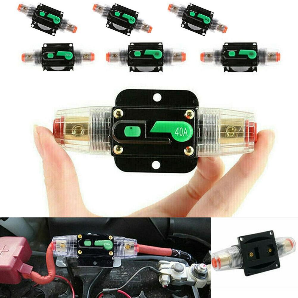 10A-100A,# AMP Circuit Breaker Fuse Reset 12V-48V DC Car Boat Auto Waterproof