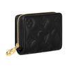 Louis Vuitton Lou Wallet Black Monogram-Embossed Lambskin Women Wallets M81599