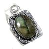 Labradorite Gemstone Handmade 925 Sterling Silver Jewelry Pendant 2.17" v5U38