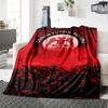 CORUM FK Print Flannel Blanket High Quality Warm Comfortable Cover for All Seasons Perfect for Gifts Home Decor