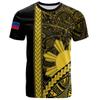 New 3D The Flag Of Philippines Printed T Shirt The Philippines Coat Of Arms Spiritual Totem Graphic T-shirts For Men Vintage Top