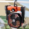 USB Rechargeable Camping Fan Portable Air Circulators Wireless Fans 270 ° Head Rotation Tent Fan with Hook