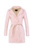Wittchen Women's Pink Faux Leather Coat